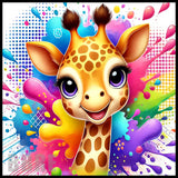 Colorful Giraffe 20 OZ Sublimation Wrap