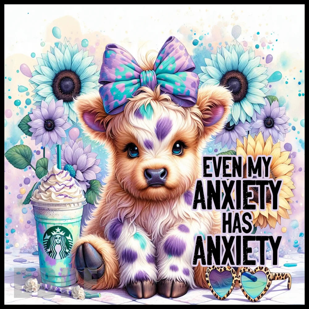 Anxiety Pup 20 OZ Sublimation Wrap