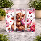 Cute Cow 20 OZ Wrap Mockup