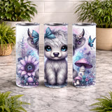 Fluffy Creature 20 OZ Wrap Mockup