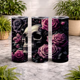 Skull Roses 6 20 OZ Wrap Mockup