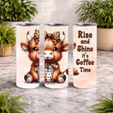 Coffee Cow 20 OZ Wrap Mockup