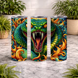 Fierce Serpent 20 OZ Wrap Mockup