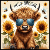 Sunny Highland Cow 20 OZ Sublimation Wrap