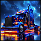 Flaming Truck 4 20 OZ Sublimation Wrap
