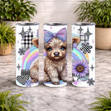 Cute Puppy 2 20 OZ Wrap Mockup
