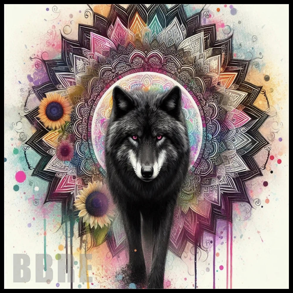 Wolf Mandala 2 20 OZ Sublimation Wrap