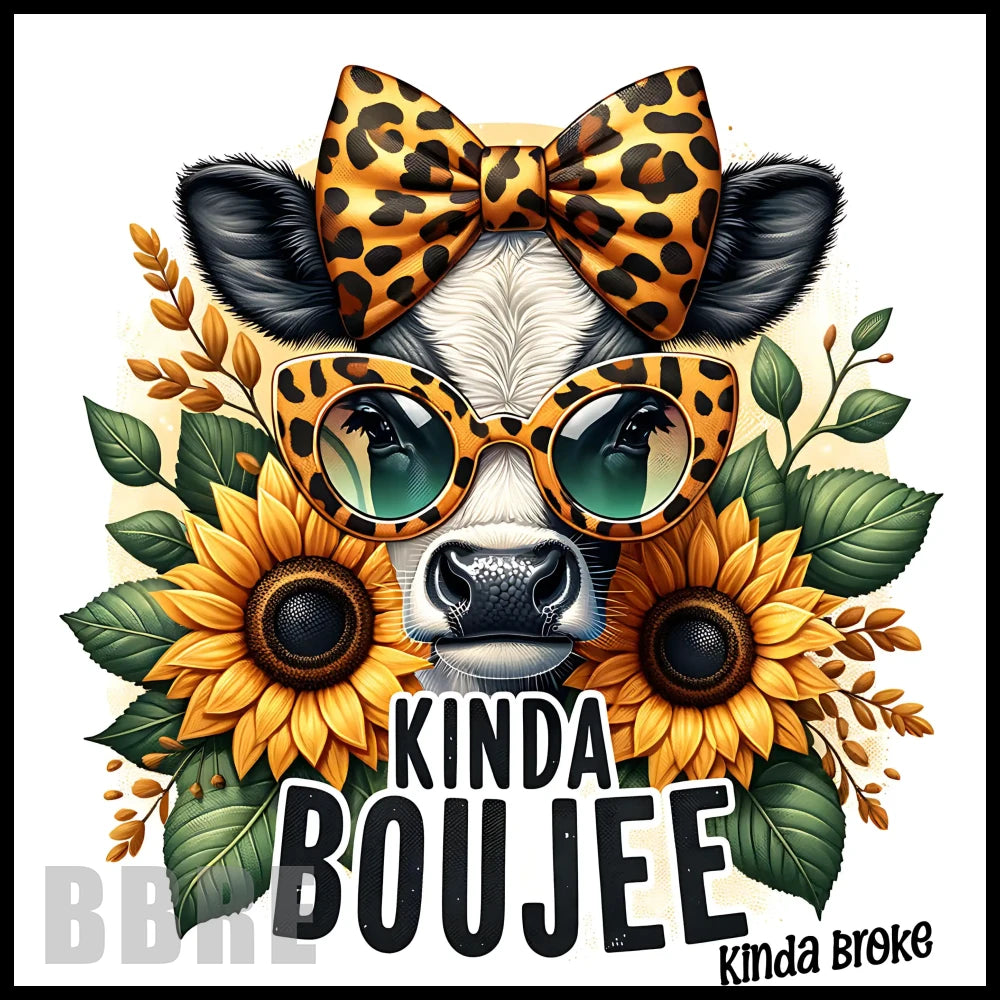 Boujee Cow 20 OZ Sublimation Wrap