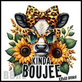 Boujee Cow 20 OZ Sublimation Wrap