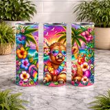 Tropical Cow 2 20 OZ Wrap Mockup