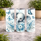 Blue Elephant 20 OZ Wrap Mockup