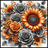 Floral Burst 21 20 OZ Sublimation Wrap