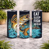 Fishing Tumbler 4 20 OZ Wrap Mockup