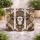 Buffalo Skull 4 20 OZ Wrap Mockup