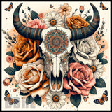 Floral Skull 9 20 OZ Sublimation Wrap