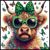 Chic Highland Cow 20 OZ Sublimation Wrap