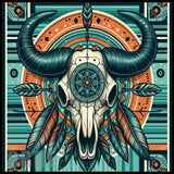 Buffalo Skull 5 20 OZ Sublimation Wrap