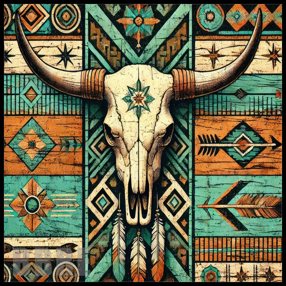 Tribal Skull 5 20 OZ Sublimation Wrap