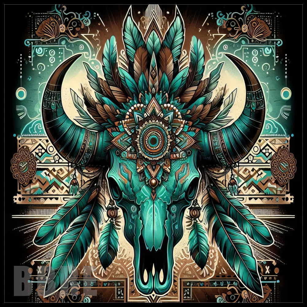 Tribal Buffalo 20 OZ Sublimation Wrap