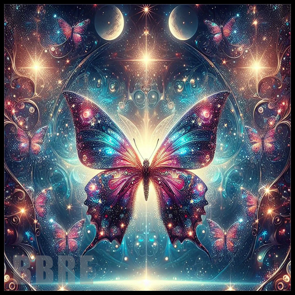 Cosmic Butterfly 2 20 OZ Sublimation Wrap