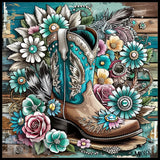 Cowboy Boot 20 OZ Sublimation Wrap