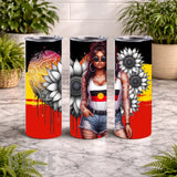 Sunflower Heart 20 OZ Wrap Mockup