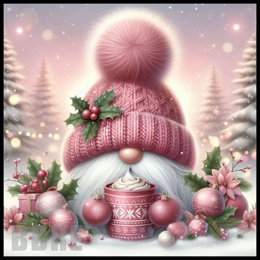 Pink Gnome 20 OZ Sublimation Wrap