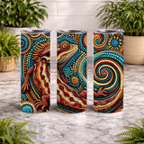 Colorful Lizard 20 OZ Wrap Mockup