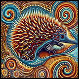 Colorful Echidna 20 OZ Sublimation Wrap