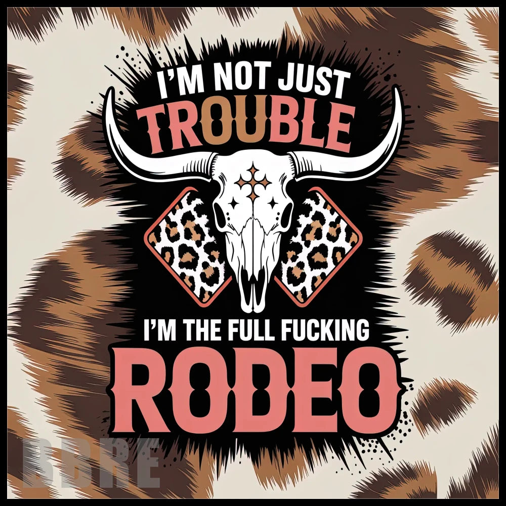 Rodeo Skull 20 OZ Sublimation Wrap