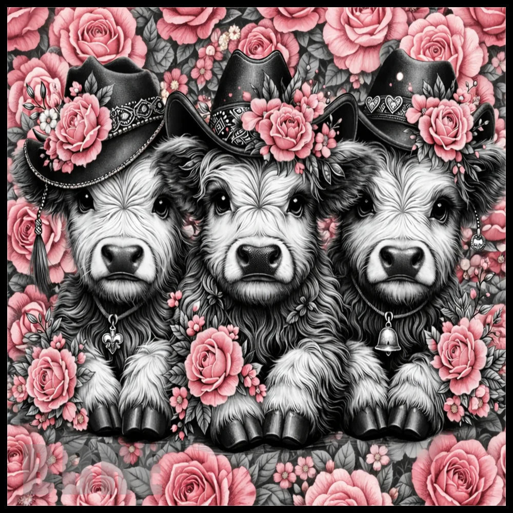 Cowgirl Trio 20 OZ Sublimation Wrap