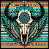 Buffalo Skull 7 20 OZ Sublimation Wrap