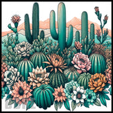 Cactus Garden 20 OZ Sublimation Wrap