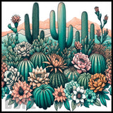 Cactus Garden 20 OZ Sublimation Wrap