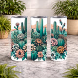 Cactus Garden 20 OZ Wrap Mockup