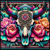 Floral Skull 22 20 OZ Sublimation Wrap