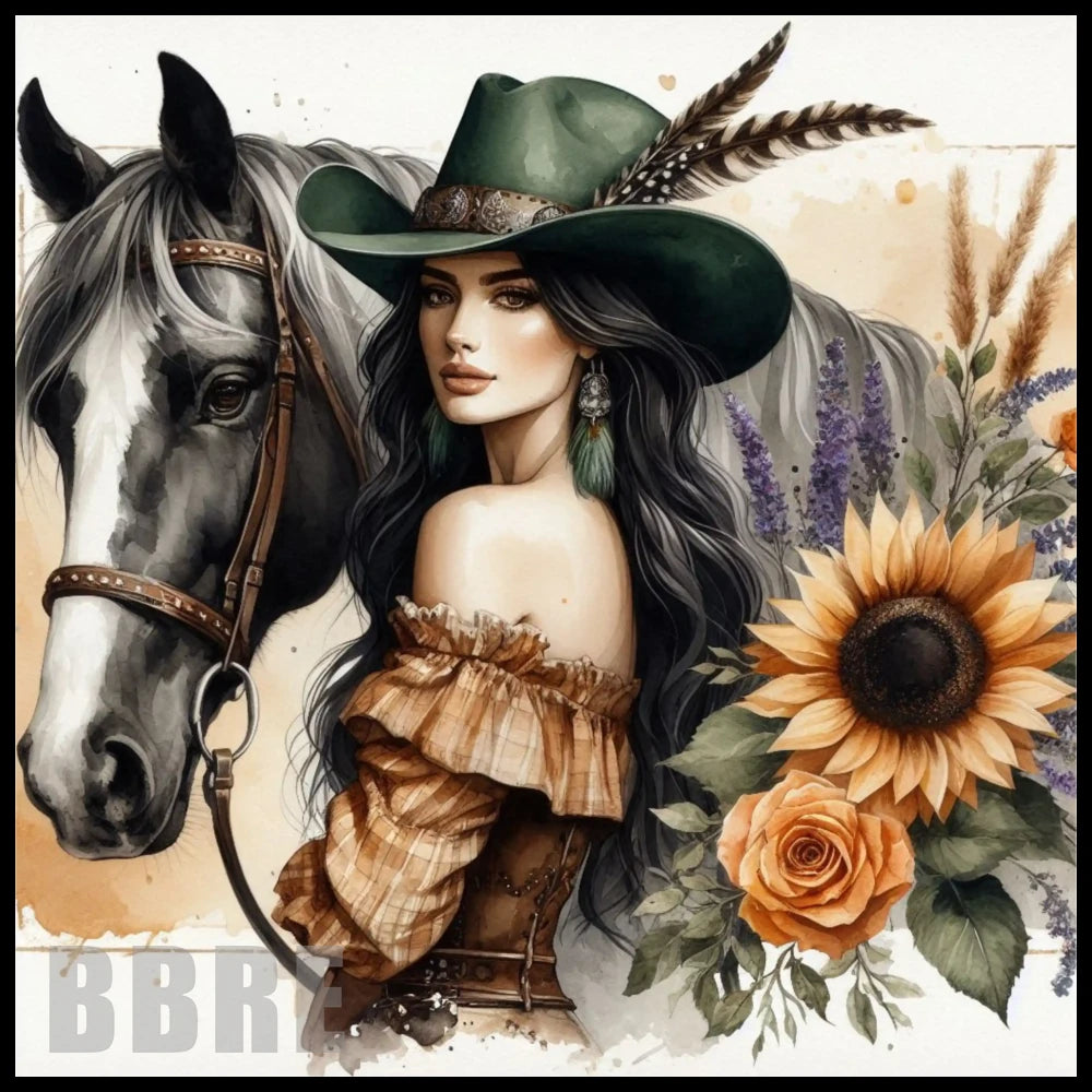 Cowgirl Beauty 20 OZ Sublimation Wrap