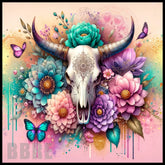 Floral Skull 24 20 OZ Sublimation Wrap