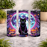 Halloween Cat 20 OZ Wrap Mockup