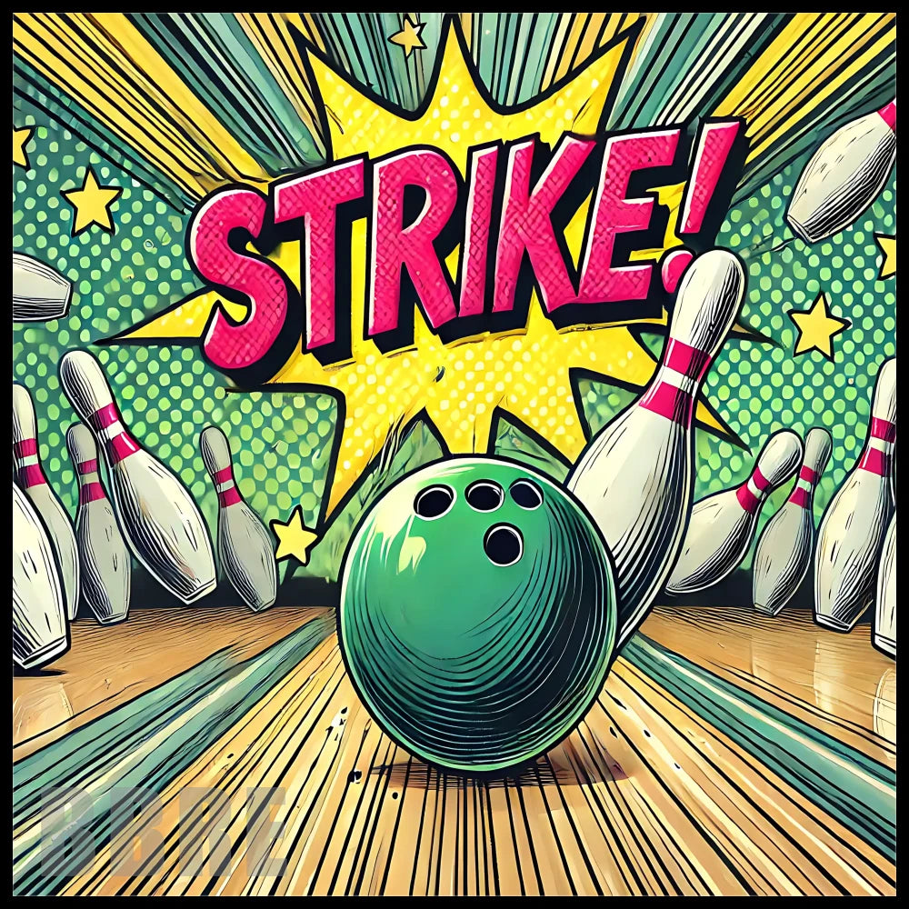 Bowling Strike 20 OZ Sublimation Wrap
