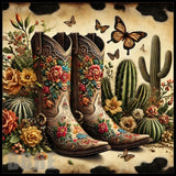 Floral Cowboy Boots 2 20 OZ Sublimation Wrap