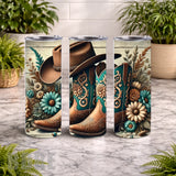 Cowboy Boots 5 20 OZ Wrap Mockup