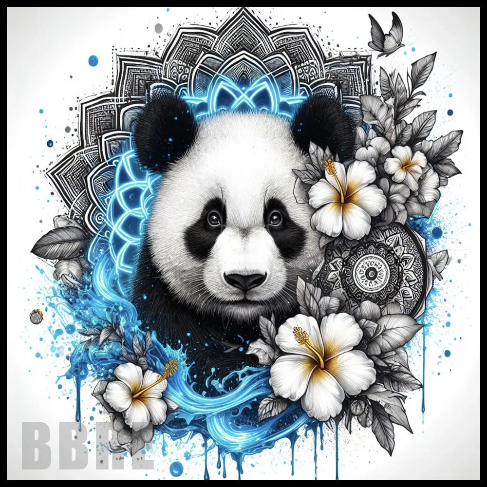 Panda Blossom 20 OZ Sublimation Wrap