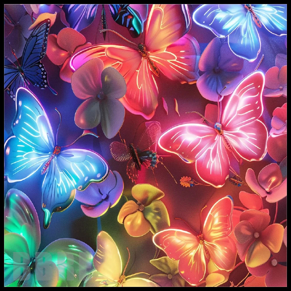 Butterfly Bliss 3 20 OZ Sublimation Wrap