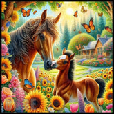 Sunflower Horses 20 OZ Sublimation Wrap
