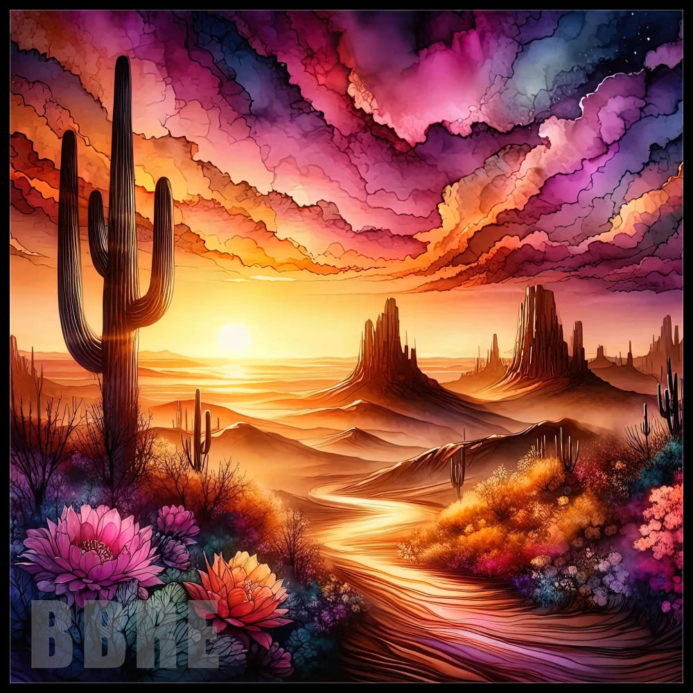 Desert Sunset 20 OZ Sublimation Wrap
