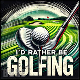 Golfing Tumbler 20 OZ Sublimation Wrap