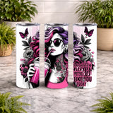 Pink Energy 20 OZ Wrap Mockup