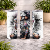 Bold Floral 9 20 OZ Wrap Mockup