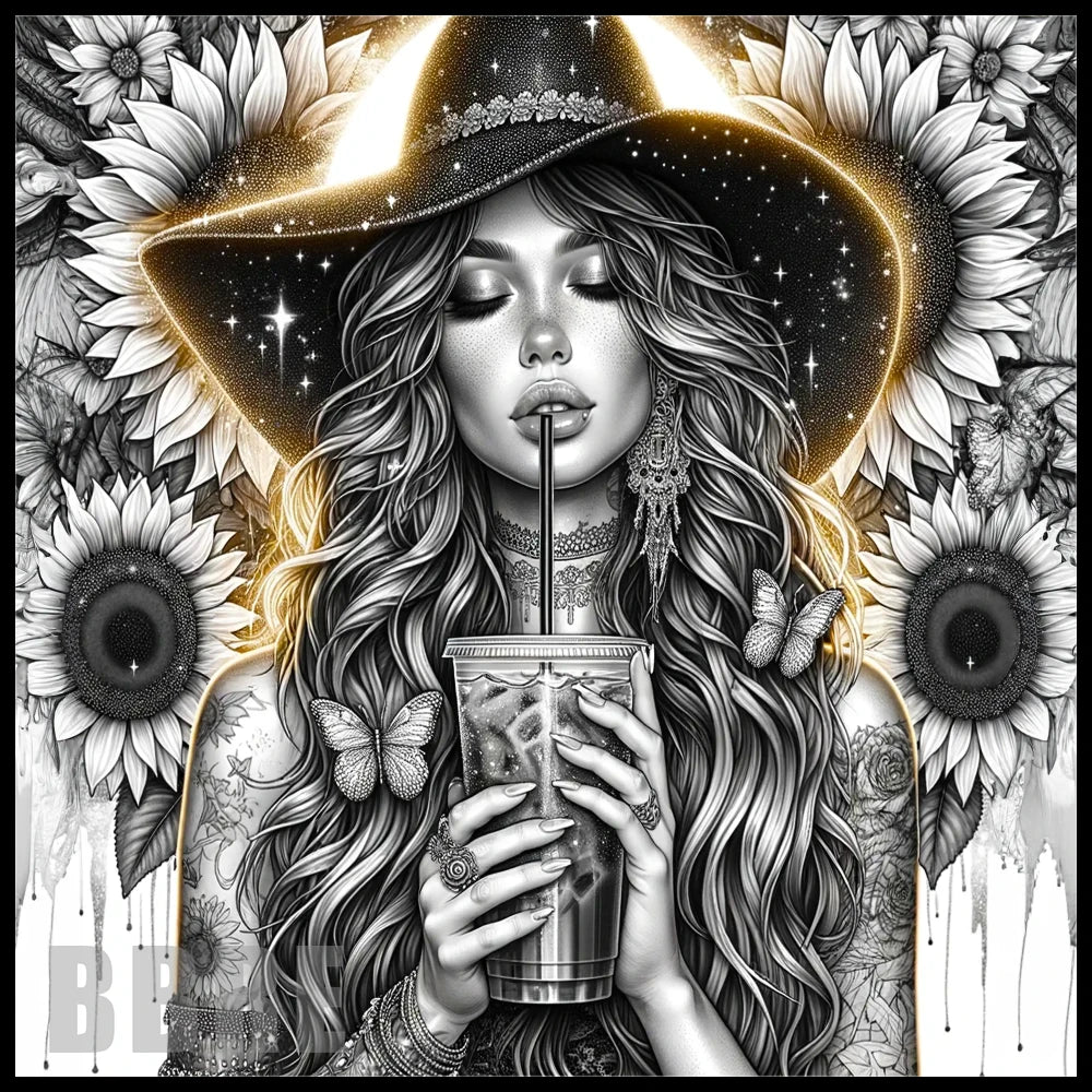 Sunflower Queen 7 20 OZ Sublimation Wrap
